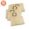 Sun Joe Universal Replacement Paper Filter Bag for SWD5000 Wet / Dry Vacuum and Others, 10 Pack SWD-5GB-10PK - alternate 1